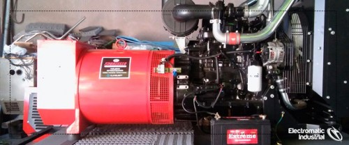 Mantenimiento del alternador de un grupo electrógeno.