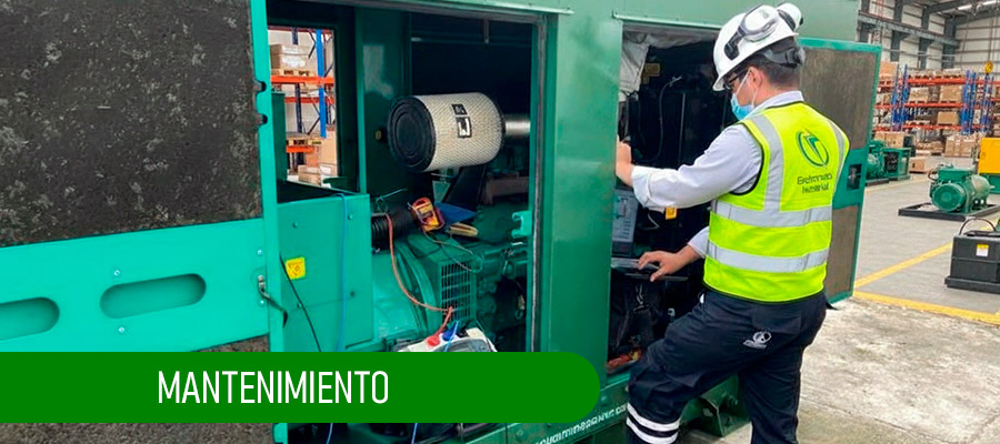 Mantenimiento correctivo y preventivo de Grupos Electrógenos